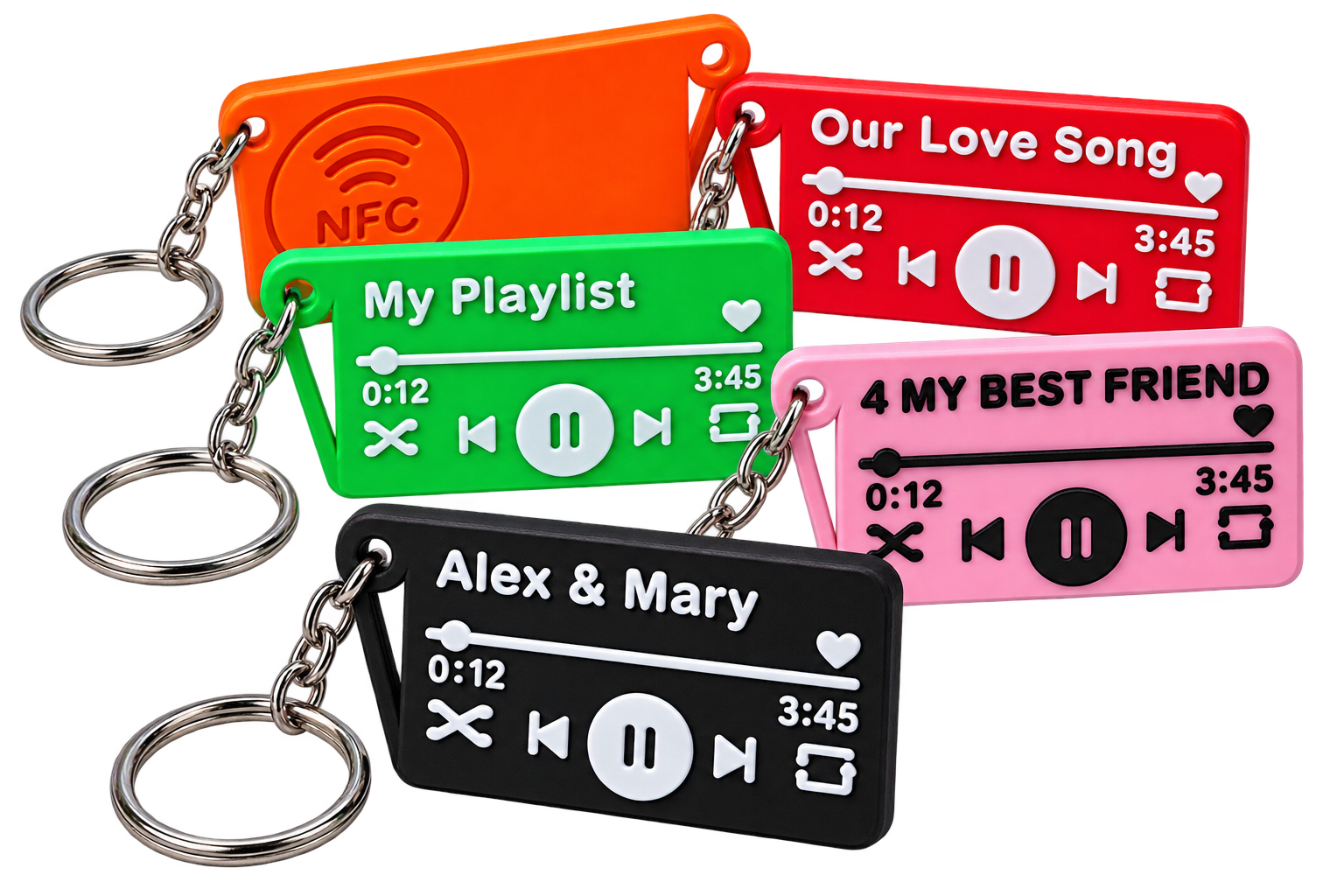 Chaveiro musical personalizado