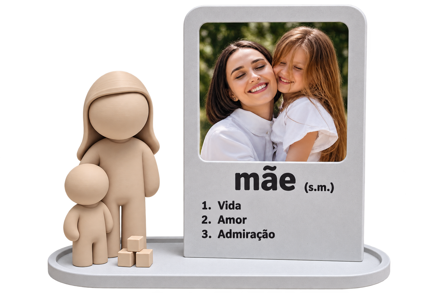 Bandeja Porta-Retrato Personalizada Mãe