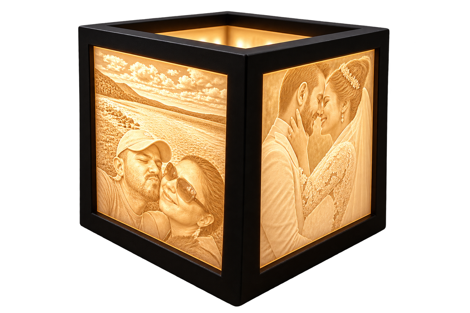 Porta-Retrato de litofania Personalizado em 3D
