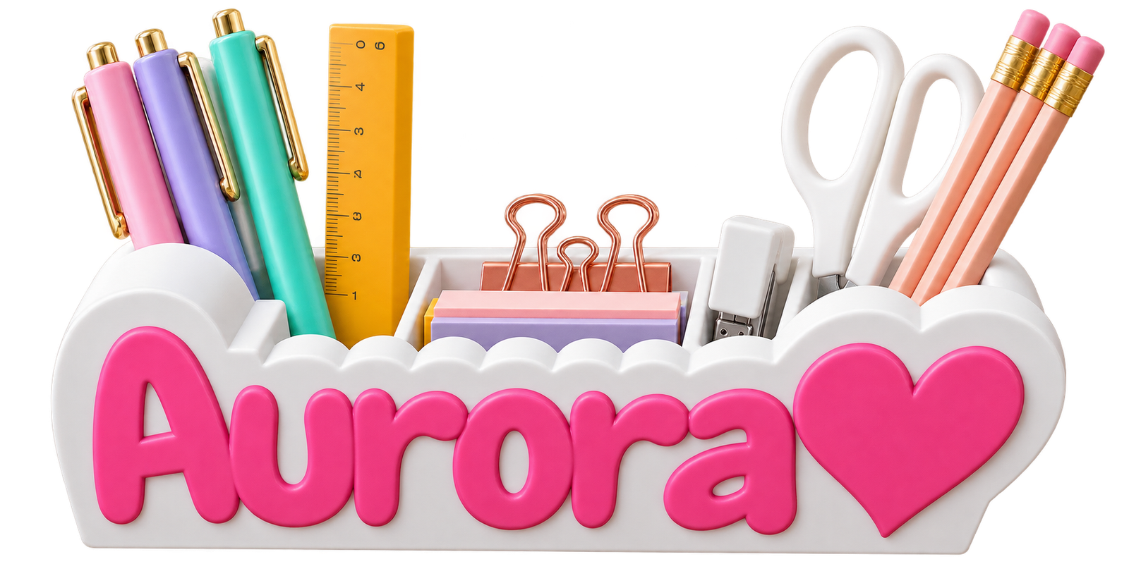 Organizador de Mesa Personalizado com Nome